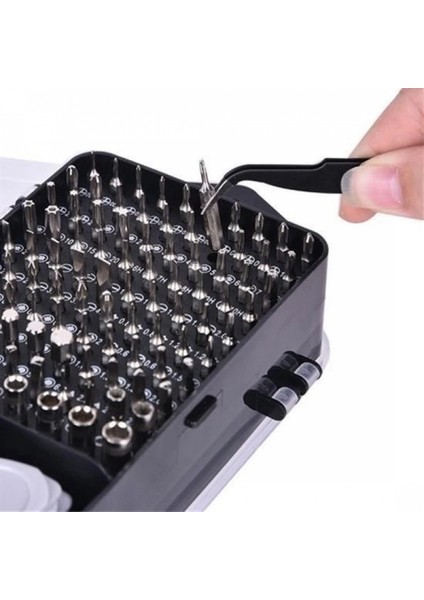 115 In 1 Hassas Tornavida Onarım Alet Manyetik Sürücü Kitli Elektronik Hassas Tornavida Seti fırsatları