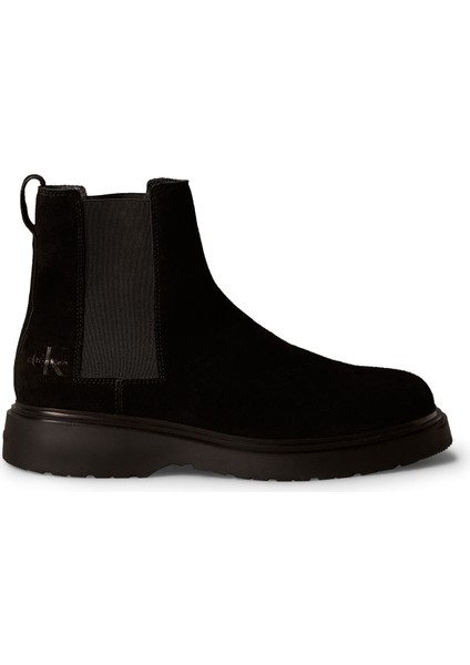 Siyah Erkek Bot Combat Ess Chelsea Boot Su