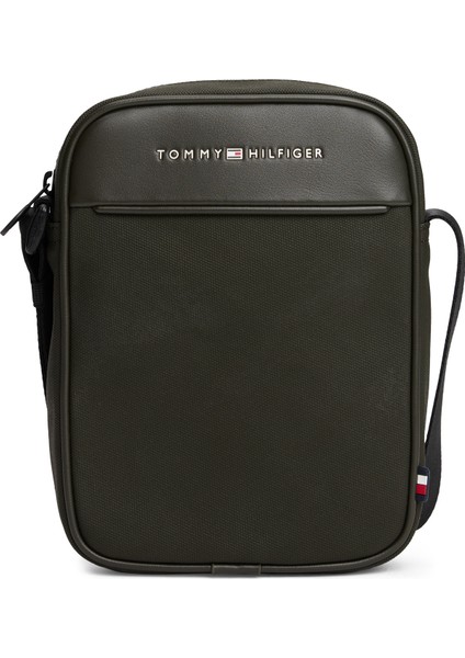 Polyester + Poliüretan Haki Erkek Postacı Çantası Th Foundatıon Mını Reporter fiyatları