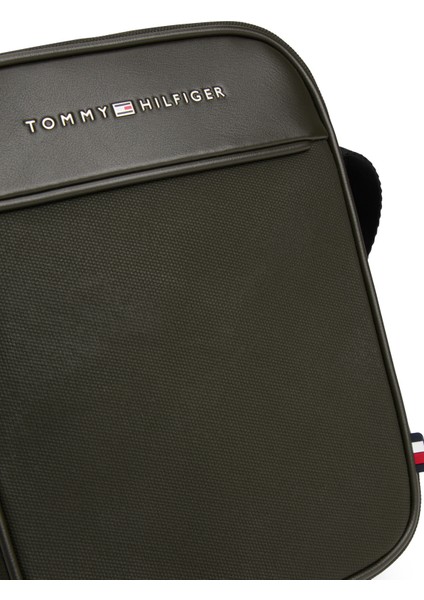 Polyester + Poliüretan Haki Erkek Postacı Çantası Th Foundatıon Mını Reporter modelleri