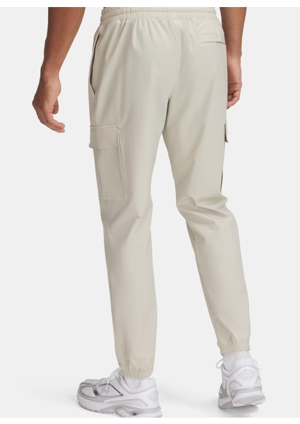 1386558-289-UA Vibe Woven Cargo Pan Kahve Bağlamalı Bel Normal Düz Erkek Eşofman Altı fiyatları