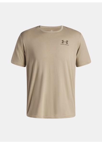 1326799-302-UA M Sportstyle Lc Ss Kahve Bisiklet Yaka Normal Düz Erkek T-Shirt modelleri