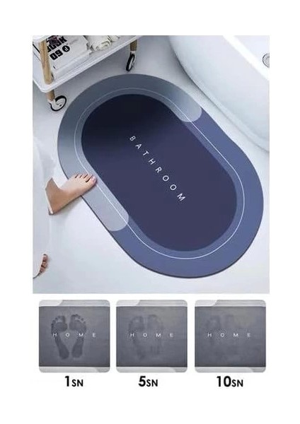 Süper Emici Banyo Paspası 38*58 cm ( Lisinya )