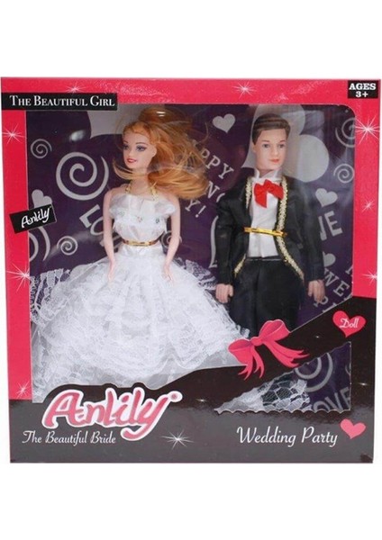 Anlily Gelin ve Damat Bebek Seti - 02264 (Lisinya)