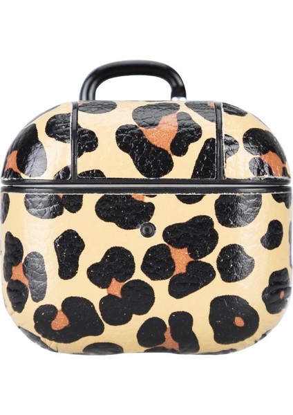 Apple Airpods 3.nesil Uyumlu Deri Kılıf Juni Leo-Ne Leopar fiyatları