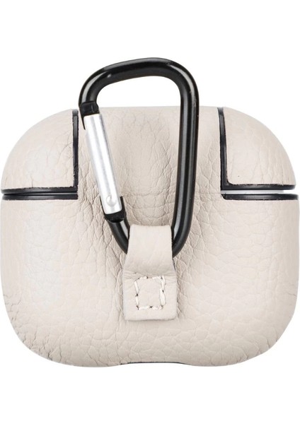 Apple Airpods 3.nesil Uyumlu Deri Kılıf Juni Erc3 Bej modelleri