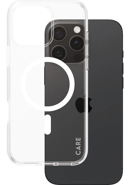 Panzerglass Care By iPhone 16 Pro Max Flagship Urban Combat Magsafe Beyaz Şeffaf Kılıf fiyatları