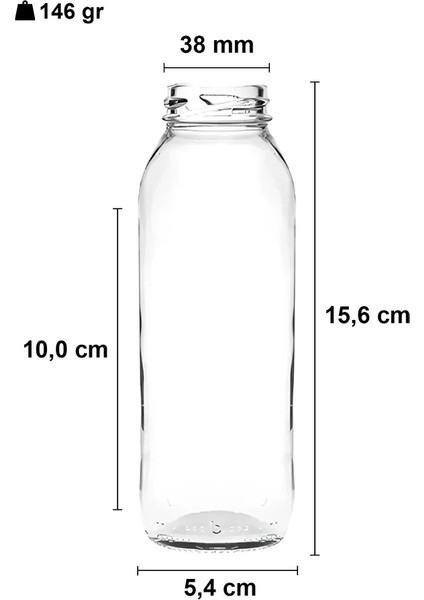 6 Adet 250 ml Beslenme Şeffaf Meyve Suyu, Meşrubat, Limonata Şişesi Metal Kapaklı 250 cc Şişe fırsatları