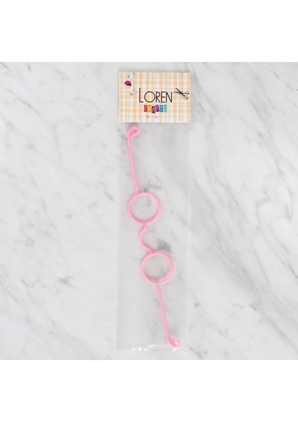 Loren Plastik Amigurumi Gözlük Pembe fiyatları
