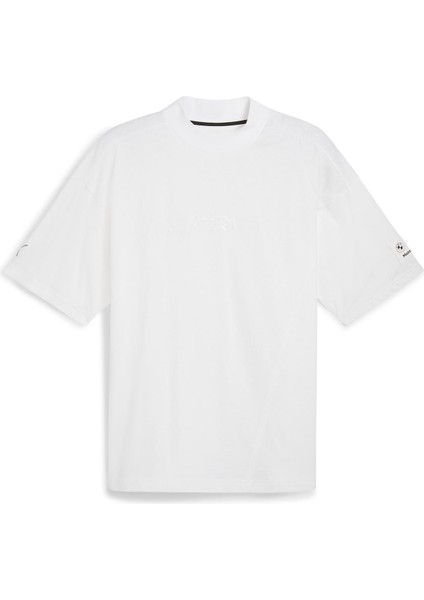 62729002 Bmw Mms Statement Car Grap Beyaz Yuvarlak Yaka Regular Fit Düz Erkek T-Shirt