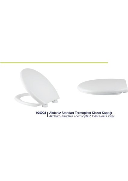 Akdeniz Standart Termoplast Klozet Kapağı