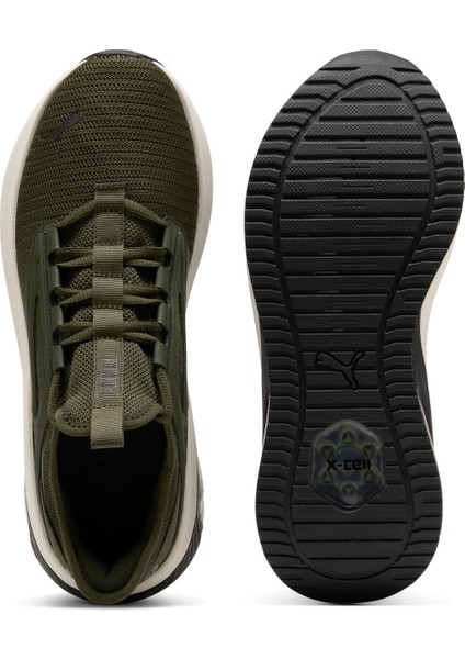 31164811 X-Cell Ayro Dark Olive-Pum Yeşil - Siyah Erkek Koşu Ayakkabısı