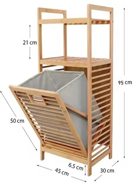 Bambu 2 Raflı Kirli Sepeti Çok Amaçlı Banyo Düzenleyici Organizer Raf modelleri