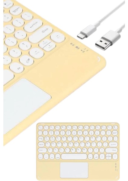 Touchpad Uyumlu Bluetooth Klavye Slim Kablosuz Wifi Q Klavye modelleri