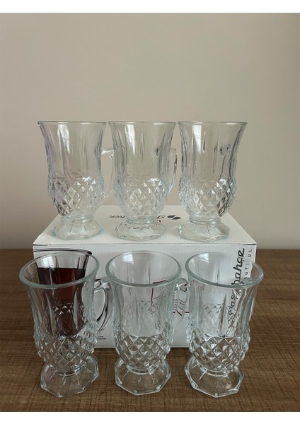 Istanbul Kulplu Bardak 6lı 160 cc