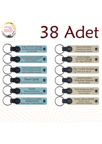 G Mavi & Sütlü Kahve, 38’li Set, Kişiselleştirilebilir Hatıra, Doğum Günü Partilerine Anlamlı Katkı