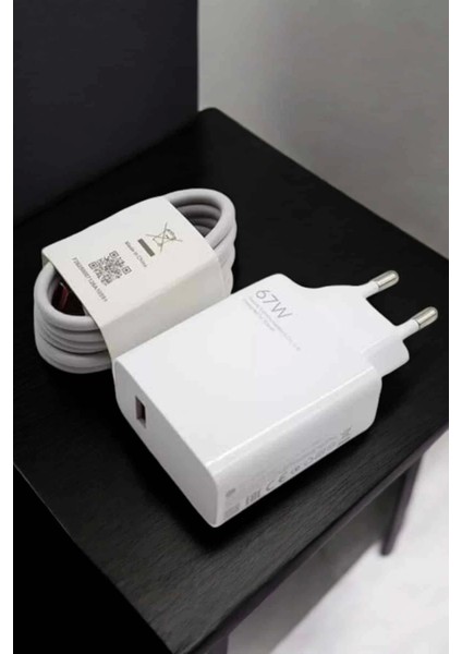 Şarj Aleti 67W Hızlı Şarj Turbo Type-C Uyumlu Şarj Adaptörü Kablosu indirimleri