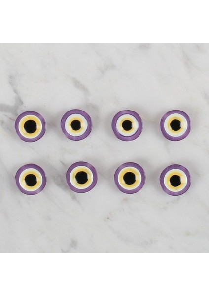 Loren Crafts Mor 8 Li Nazar Boncuğu Düğme - 169 fiyatları