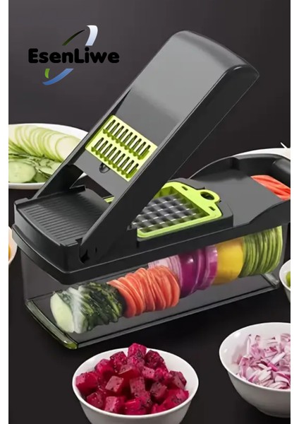Patates Sebze Küp Rende Doğrayıcı Dicer Mandolin Dilimleyici Jülyen Kesici Mutfak Chopper fiyatları