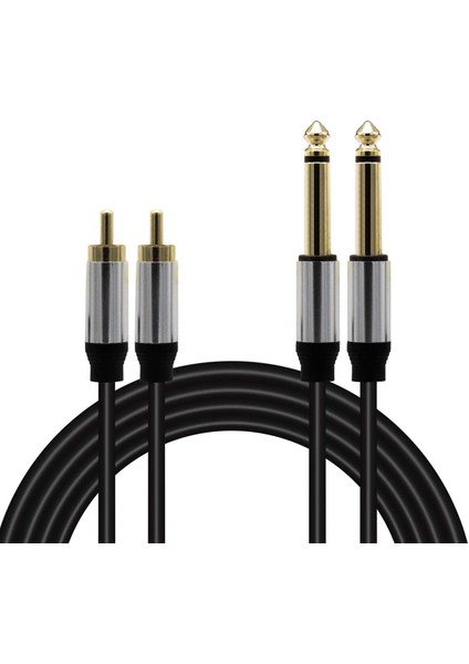 Magicvoice LD398 2x 6.3 mm Mono Erkek - 2x Rca Erkek 3 Metre Kablo fırsatları