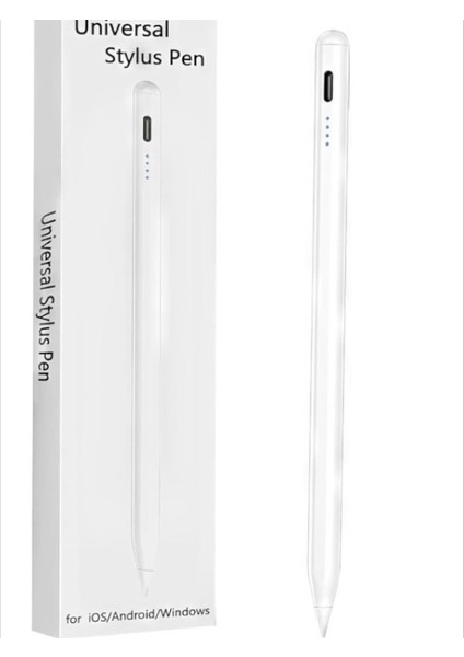 K-2260 Universal Kapasitif Stylus iPad Tablet Dokunmatik Kalem Beyaz fiyatları