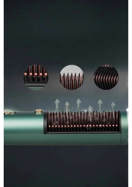 Üflemeli Fön Tarak Düzleştirici Seramik Kaplama Elektriklenme Karşıtı fırsatları