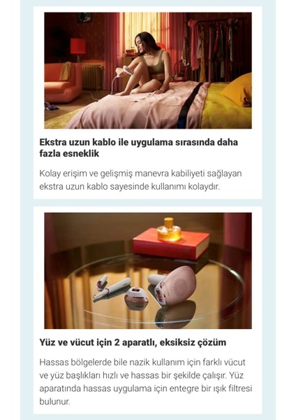 Ipl Lazer Epilasyon Cihazı, 2 Akıllı Başlık (Vücut ve Yüz Başlığı), + Tüy Alma Cihazı +Tıraş Makinesi + Mutfak Tartısı (Onerous)