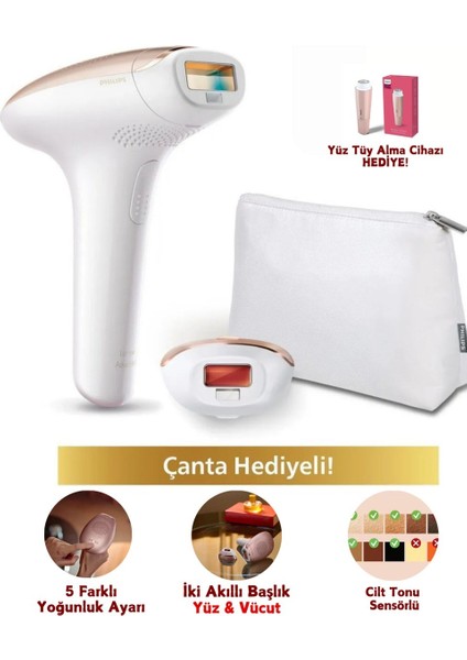 lumea Advanced Ipl Tüy Alma Cihazı, 2 Ayrı Başlıklı (Yüz & Vücut) Cilt Tonu Sensörlü Lazer Epilasyon Cihazı + Tüy Alma Cihazı + Mutfak Tartısı (Onerous)