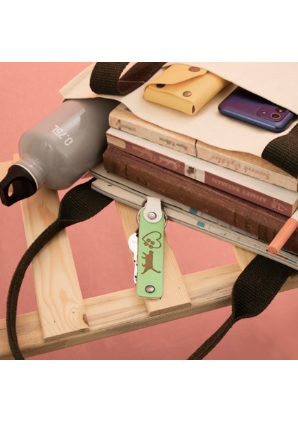 Beyaz & Fıstık Yeşili, Seramik Atölyesi Katılımcılarına Anı, 20’li Set, Kişiye Özel Anahtarlık