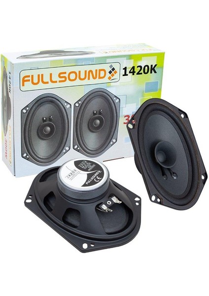 1420K Ford Oval 200 Watt 2 Yollu 5x7 cm Ikili Takım Oto Hoparlör modelleri