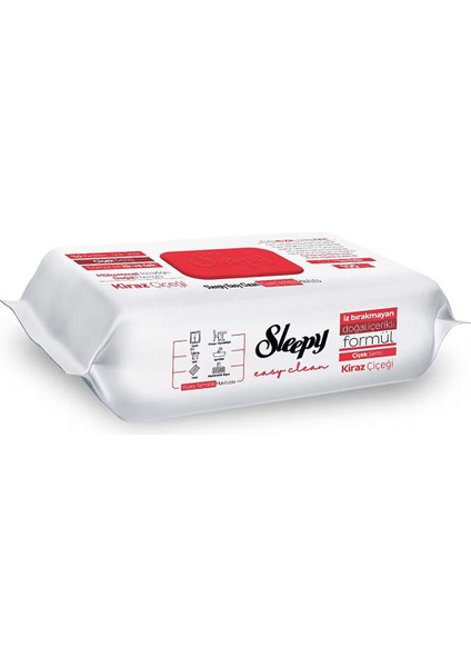 Sleepy Kiraz Çiçeği Yüzey Temizleme Havlusu 100'LÜ