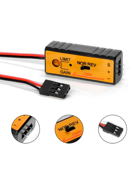 Gelişmiş Ultra Kompakt Araba Veya Teknenin Sürüklenme Sürüş Kontrolü Için Kullanılan Rc Oyuncakları Için Mini Gyro Modülü (Yurt Dışından) fırsatları