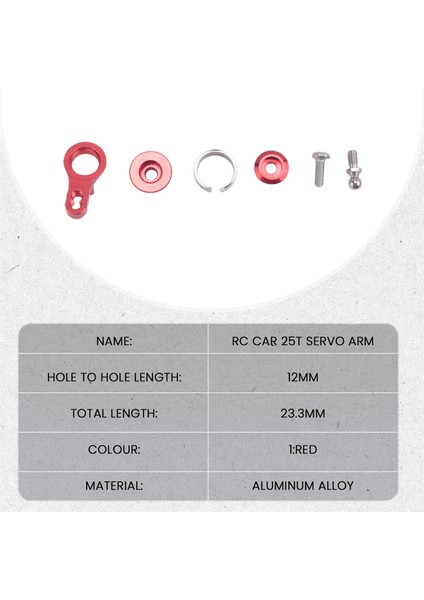 25T Metal Ayarlanabilir Sönümleme Servo Kol Servo Korna 1/10 Rc Prıgler Araç Traxxas Trx4 Trx-4 Trx6 Yükseltme Parçaları, 1 (Yurt Dışından) fiyatları