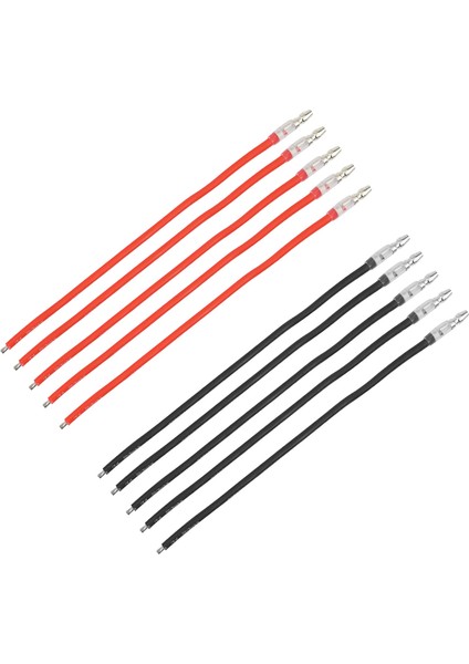 10 Adet 16AWG Silikon Tel 4.0mm Erkek Fiş Uzunluğu 10 cm 380 390 540 550 775 795 Fırçalanmış Motor Bağlantı Kablosu (Yurt Dışından) modelleri