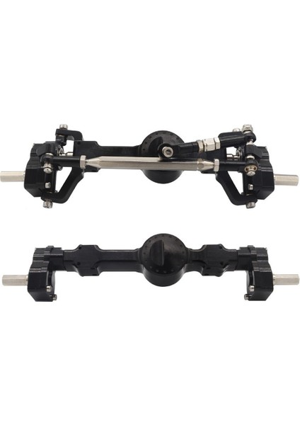 Mn D90 Mn-90 MN96 MN98 MN99S MN45 1/12 Rc Araba Yükseltme Parçaları Aksesuarları, A Tam Metal Ön ve Arka Portal Aks (Yurt Dışından)