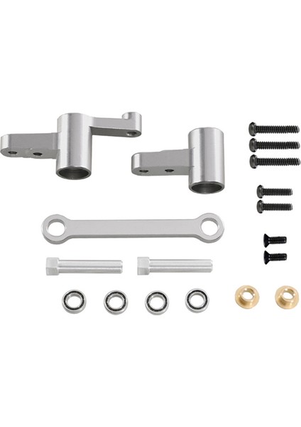 Direksiyon Montajı Direksiyon Şaftı Yükseltme Kiti Mjxhyper Go 14209 14210 H14BM 1/14 Rc Araba Yükseltme Parçaları Gümüş (Yurt Dışından)