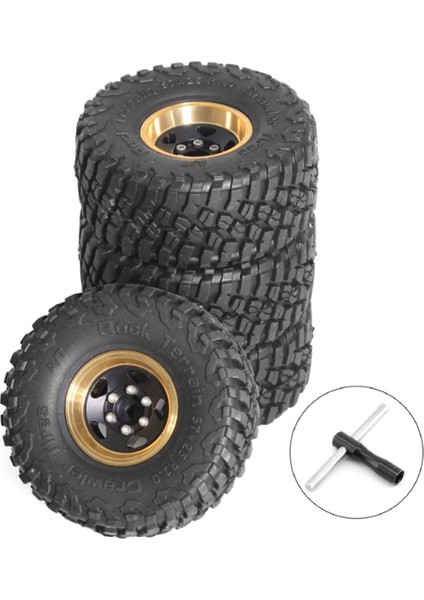 1/18 TRX4M SCX24 Rc Araba Yükseltme Parçaları Için 4pcs 1.0 Pirinç Tekerlek Göbeği (Yurt Dışından) modelleri