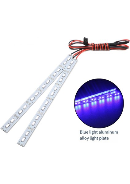 1/10 1/8 Rc Araç Modeli Hsp 94123 6V 12V Mavi Için Rc Araç Işık Şasi 24 LED Işık Şeridi Alüminyum Alaşım (Yurt Dışından) indirimleri