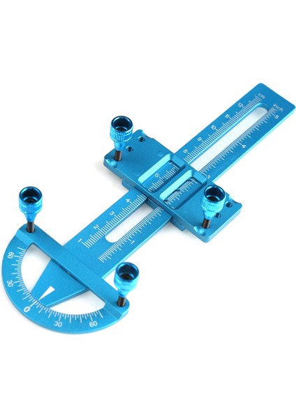 Metal Şok Emici Cetvel Şok Senkronizatör Rc Araç Araç Aralığı 12 cm 1/8 1/10 1/12 1/16 1/18 1/24 Rc Araba, Mavi (Yurt Dışından)