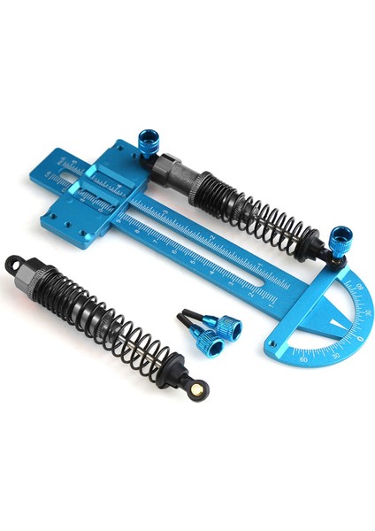 Metal Şok Emici Cetvel Şok Senkronizatör Rc Araç Araç Aralığı 12 cm 1/8 1/10 1/12 1/16 1/18 1/24 Rc Araba, Mavi (Yurt Dışından) fırsatları