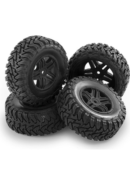 110MM Rccar Kauçuk Lastikler 1/10 Kısa Kurs Kamyonu Için Tekerlek Jant Seti Arrma Senton-4x4 550 Mega/xlh 9125 Eğik Redcat/hsp, B (Yurt Dışından) indirimleri