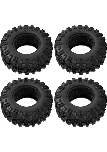 4pcs 52X17MM 1.0 Inç Yumuşak Kauçuk Tekerlek Lastikleri 1/24 Rc Prıger Araç Axıal SCX24 90081 AXI00002 Yükseltme Parçaları (Yurt Dışından) fiyatları