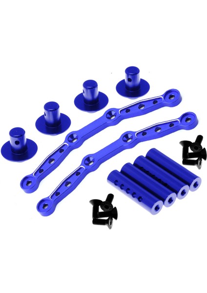 Rc Araba Gövdesi Post Montajlar Alüminyum Alaşım Ön ve Arka Kabuk Sütunu Arrma Için 1/8 Mojave Rc Araba Yükseltme Parçaları Mavi (Yurt Dışından) indirimleri