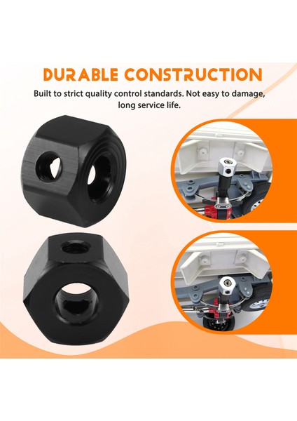 4pcs 5mm Ila 12MM Metal Birleştirici Tekerlek Hub Hub Hex Adaptörü Wpl D12 C14 C24 C34 Mn D90 D91 MN99S Rc Araba Yükseltme Parçaları, Bk (Yurt Dışından) indirimleri