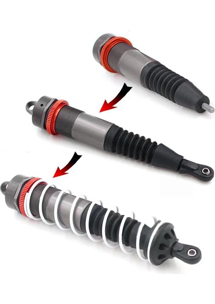 4pcs 36MM Toz Geçirmez Şok Emici Toz Kapağı 1/8 Rc Kısa Kurs Kamyonu Için Emme Muhafızları Kyosho Hobao 8sc mt Hpı (Yurt Dışından) fırsatları