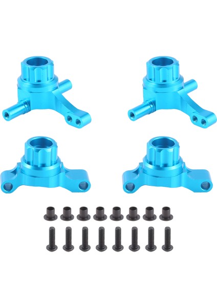 4pcs Metal Ön ve Arka Dik Knuckle Knuckle Kollar Direksiyon Knuckle Seti Tamiya TT02 Tt-02 1/10 Rc Araba Yükseltme Parçaları (Yurt Dışından)