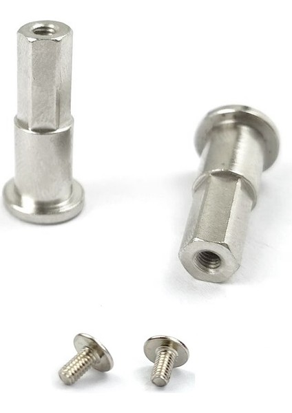 Wpl D12 Için 1/10 Rc Araç Yükseltme Parçaları Metal 5mm Ön Tekerlek Hub Hex Adaptör Birleştirici ve Arka Aks Mil Adaptörü, B (Yurt Dışından) fiyatları