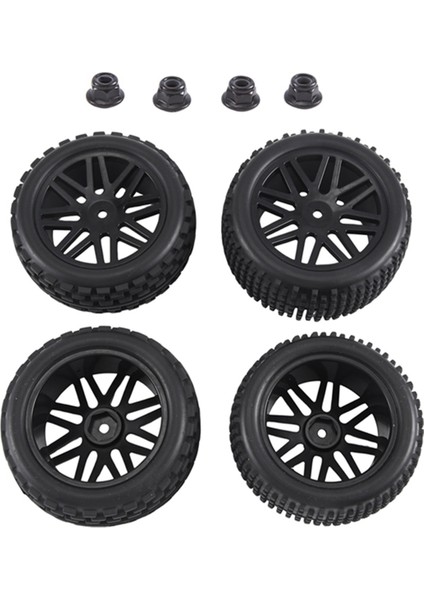4pcs Wltoys Için 85MM Lastik Tekerlek Lastiği 144001 144010 124007 124017 Tamiya Hsp 1/10 1/12 1/14 Rc Araba Off Road Buggy, D (Yurt Dışından) modelleri