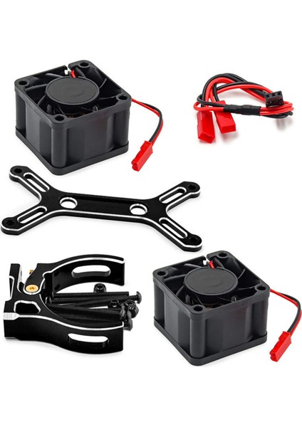 Rc Araba Yükseltme Çift Soğutma Fanı 4985 1717 1/5 Traxxas X-Maxx 6s 8s Arrma Kraton Outcast, A (Yurt Dışından) fırsatları