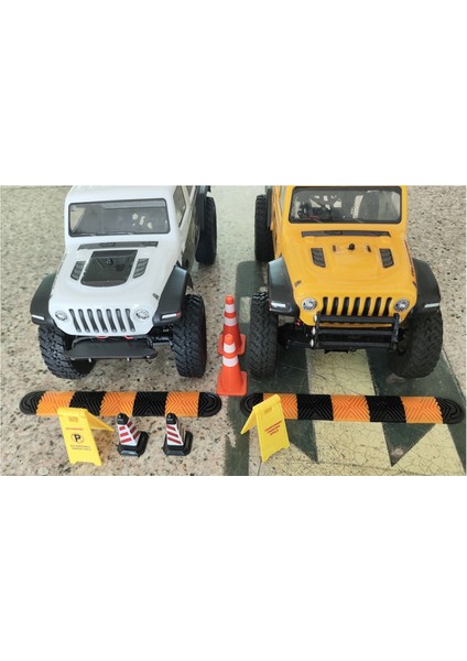 1pcs 1:18 Simülasyon Yavru Kemeri/hız Bump/hız Kamuru Sahne Aksesuarları 1/18 Araba Modeli Yeraltı Otoparkı (Yurt Dışından)